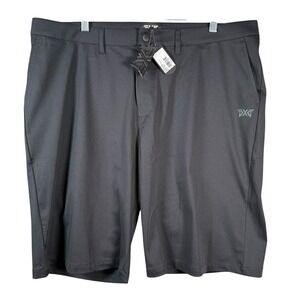PXG Essential Golf Shorts Men 38 Black Moisture Wicking UV Performance NWT